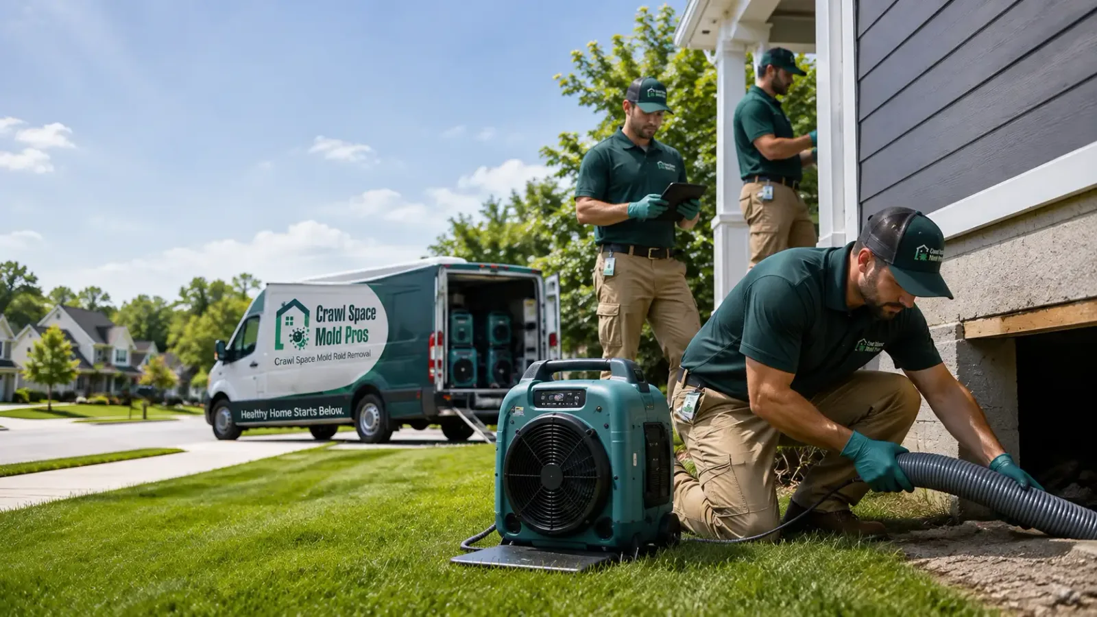 Crawl Space Mold Removal in Amherst, MA